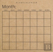 Blank Calendar