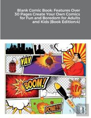 Blank Comic Book