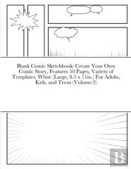 Blank Comic Sketchbook