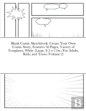 Blank Comic Sketchbook