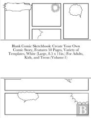 Blank Comic Sketchbook