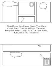 Blank Comic Sketchbook