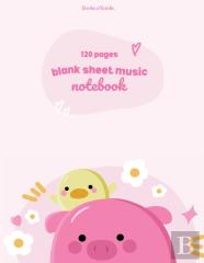 Blank Sheet Music Notebook