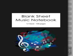 Blank Sheet Music Notebook