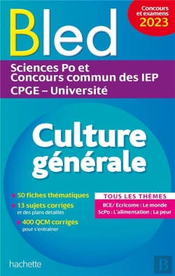 Bertrand.pt - Bled Superieur - Culture Generale, Examens Et Concours 2023