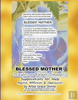 Bertrand.pt - Blessed Mother  Prayers On Flower Images