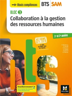 Bertrand.pt - Bloc 3 - Collaboration À La Grh ; Bts Sam 1re Et 2e Années ; Livre De L'Élève (Édition 2018)