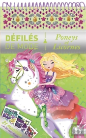 Bloc À Spirales ; Poneys Et Licornes