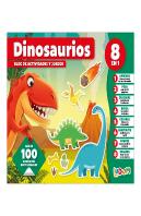 Bloc De Actividades Y Juegos 8 En 1 Dinosaurios