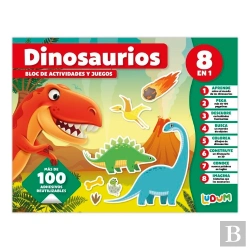 Bertrand.pt - Bloc De Actividades Y Juegos 8 En 1 Dinosaurios