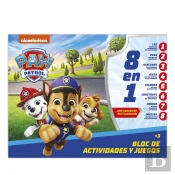 Bloc De Actividades Y Juegos 8 En 1 - Patrulla Canina