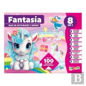 Bloc De Actividades Y Juegos Bloc 8 En 1 Fantasia