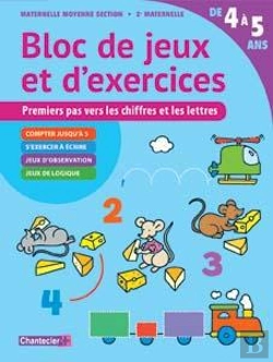 Bertrand.pt - Bloc De Jeux Et D'Exercices - Chiffres Et Lettres (4-5 A.)