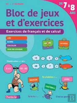 Bertrand.pt - Bloc De Jeux Et D'Exercices - Francais Et Calcul (7-8 A.)