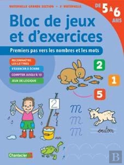 Bertrand.pt - Bloc De Jeux Et D'Exercices - Nombres Et Mots (5-6 A.)