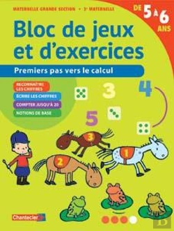 Bertrand.pt - Bloc De Jeux Et D'Exercices - Premiers Pas Vers Le Calcul (5-6 A.)