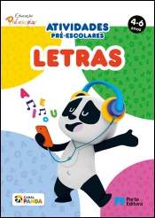 Bloco de Atividades Pré-escolares Panda: Letras