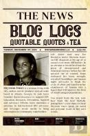 Blog Logs, Quotable Quotes & Tea