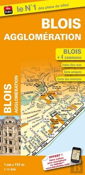 Blois Agglomeration (41) - Plan De Ville - 1/11500