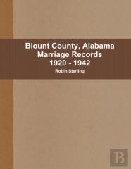 Blount County, Alabama Marriages 1920 - 1942