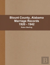 Blount County, Alabama Marriages 1920 - 1942