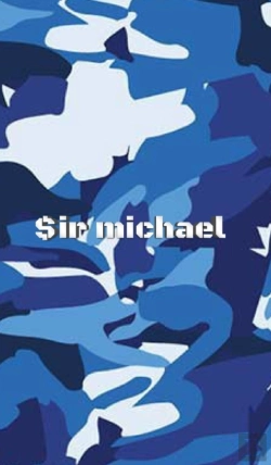 Bertrand.pt - Blue Camouflage Sir Michael Creative Journal