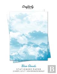 Blue Clouds Stationery Paper