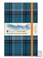 Blue Loch Waverley Tartan Notebook/Journal: Large: 21 X 13cm