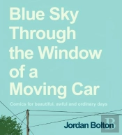 Blue Sky Through The Window Of A Moving Car