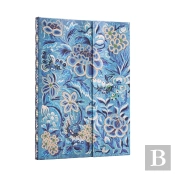 Blue Willow (Celebrate Hanfu) Midi Lined Hardcover Journal (Wrap Closure)