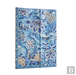 Bertrand.pt - Blue Willow (Celebrate Hanfu) Midi Lined Hardcover Journal (Wrap Closure)