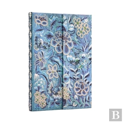 Bertrand.pt - Blue Willow (Celebrate Hanfu) Mini Lined Hardcover Journal (Wrap Closure)