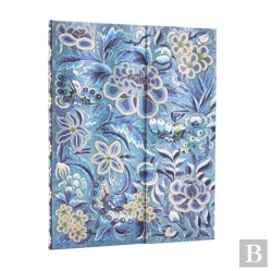 Bertrand.pt - Blue Willow (Celebrate Hanfu) Ultra Lined Hardcover Journal (Wrap Closure)