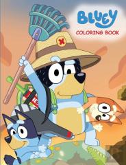 Bluey Coloring Book: Big Simple Coloring