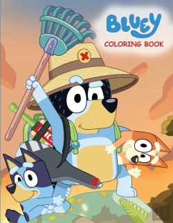 Bertrand.pt - Bluey Coloring Book: Big Simple Coloring