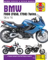 Bmw F650, F700 & F800 Twins (06-16) Haynes Repair Manual