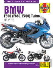 Bmw F650, F700 & F800 Twins (06-16) Haynes Repair Manual