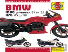 Bmw K100 & 75 2-Valve Models (83 - 96) Haynes Repair Manual