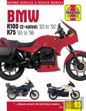 Bmw K100 & 75 2-Valve Models (83 - 96) Haynes Repair Manual