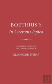 Boethius'S 'In Ciceronis Topica'