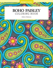 Boho Paisley Coloring Book