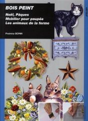 Bois Peint ; Pâques, Noël, Mobilier Pour Poupées, Animaux De La Ferme