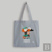 Bolsa De Tela Chicas Pirata - Gris