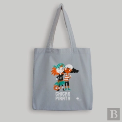 Bertrand.pt - Bolsa De Tela Chicas Pirata - Gris