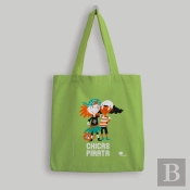 Bolsa De Tela Chicas Pirata - Verde