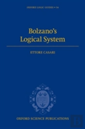 Bolzano'S Logical System
