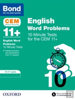 Bertrand.pt - Bond 11+: Cem English Word Problems 10 Minute Tests: Ready For The 2026 Cambridge Select Insight Exam