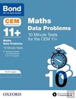 Bertrand.pt - Bond 11+: Cem Maths Data 10 Minute Tests: Ready For The 2025 Cambridge Select Insight Exam
