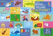 Book And Jigsaw Alphabet