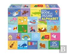 Book And Jigsaw Alphabet